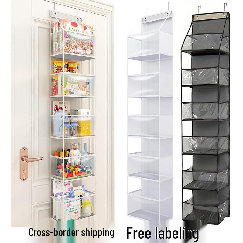 Wall-Mounted Multi-Layer Hanging Storage Bag for Clothes & Toys