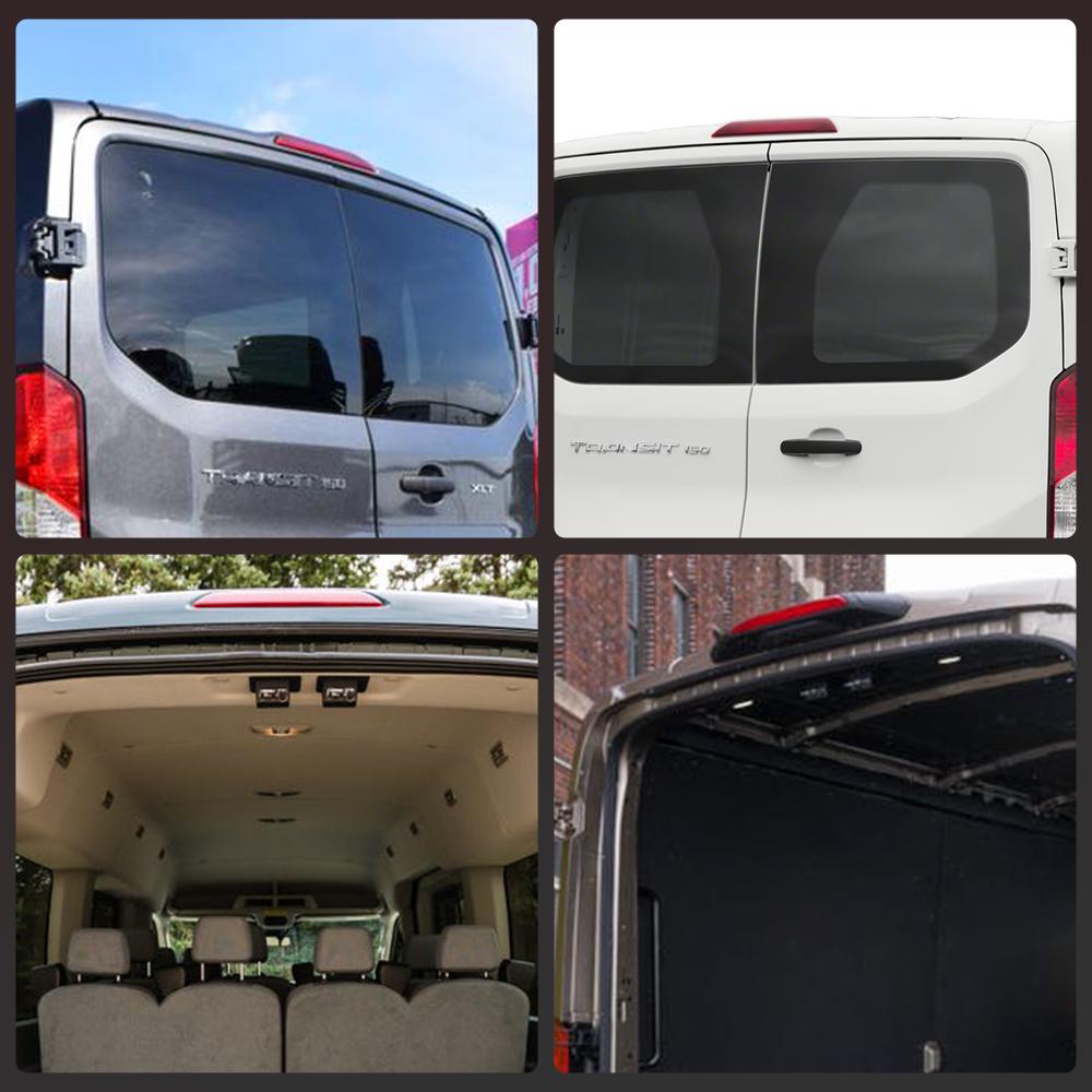For Ford Transit 150 250 2015 2016 2017 2018 2019 2020 Third Red LED High Brake Stop Light Lamp RED Lens Taillight Accessories