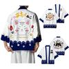 Cardigan Kimono Japonais Motif Chiot Mignon pour Hommes et Femmes, Haori Chat Imprimé 3D Universel, Vêtement Traditionnel Yukata