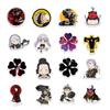 50 Japanese Comic Black Five-leaf Clover Graffiti Stickers Helmet Mobile Phone Computer Refrigerator Decoration Stickers