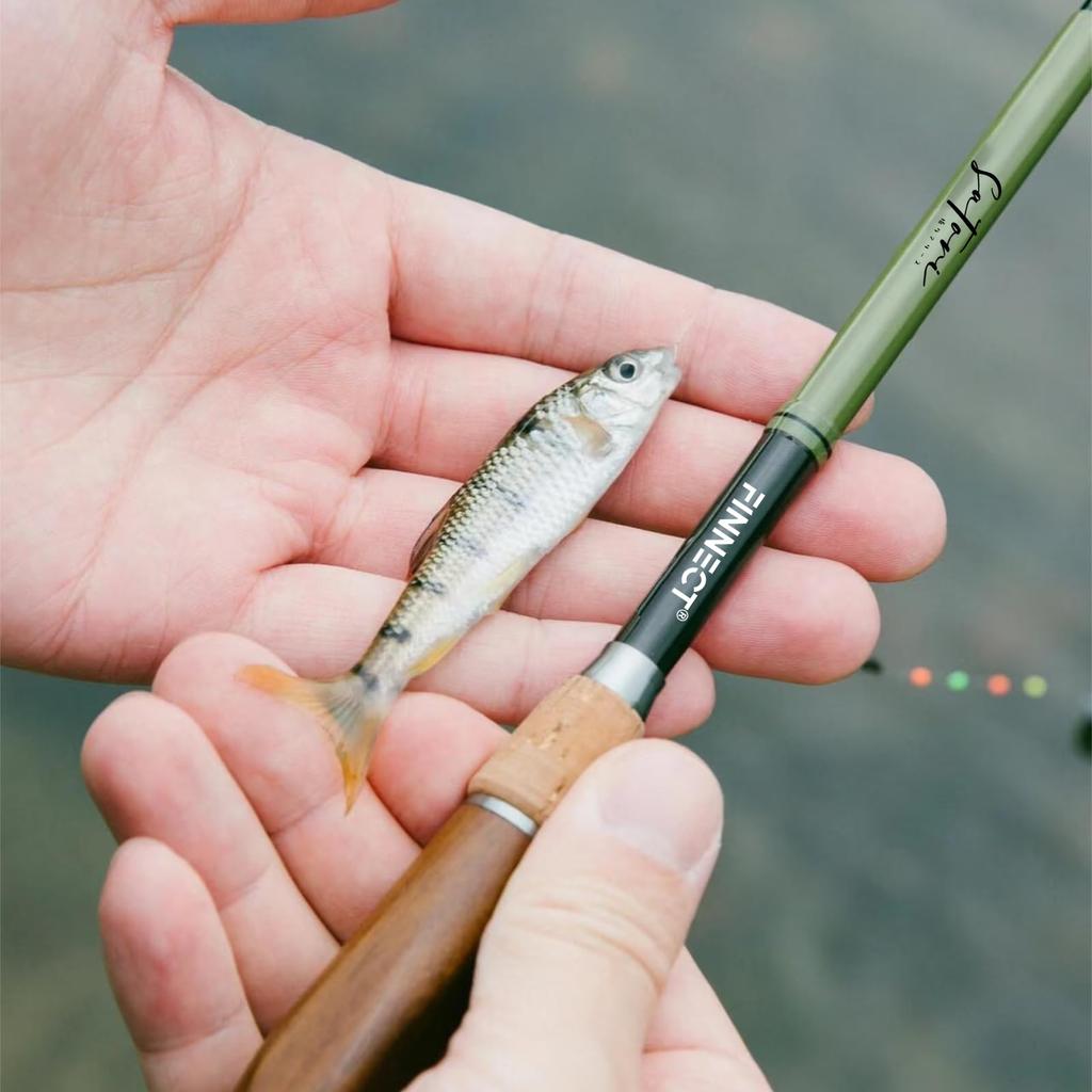 FINNECT Stream Fishing Short Extension Telescopic Fishing Long Tanago Fishing Goby Fishing Stream Suitable for Rainbow Rod, Rod, 37 (Tip Action),