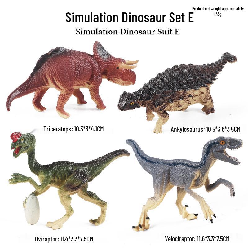 Jurassic Simulation Dinosaur Toys: Spinosaurus, Tyrannosaurus Rex, Mosasaurus