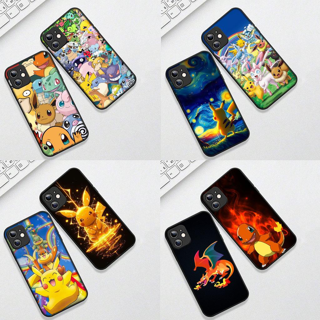 Cover for Motorola Moto G86 G14 G35 G34 G45 G55 G64 G75 G85 G24 G15 G54 G57 Power Phone Case Charmander P-Pokemons GO P-Pikachus