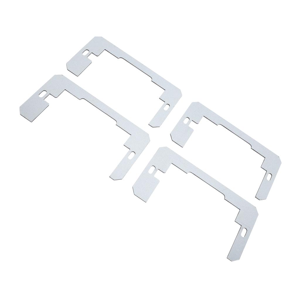 20PCS Wall Plate Spacer Zinc Plated Steel Flush Fit Device Leveling Plate for Fixing Wall
