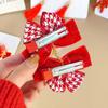 Tassels Japanese Kimono Headwear Bow New Year Bow Hairpin  Photographic Headwear