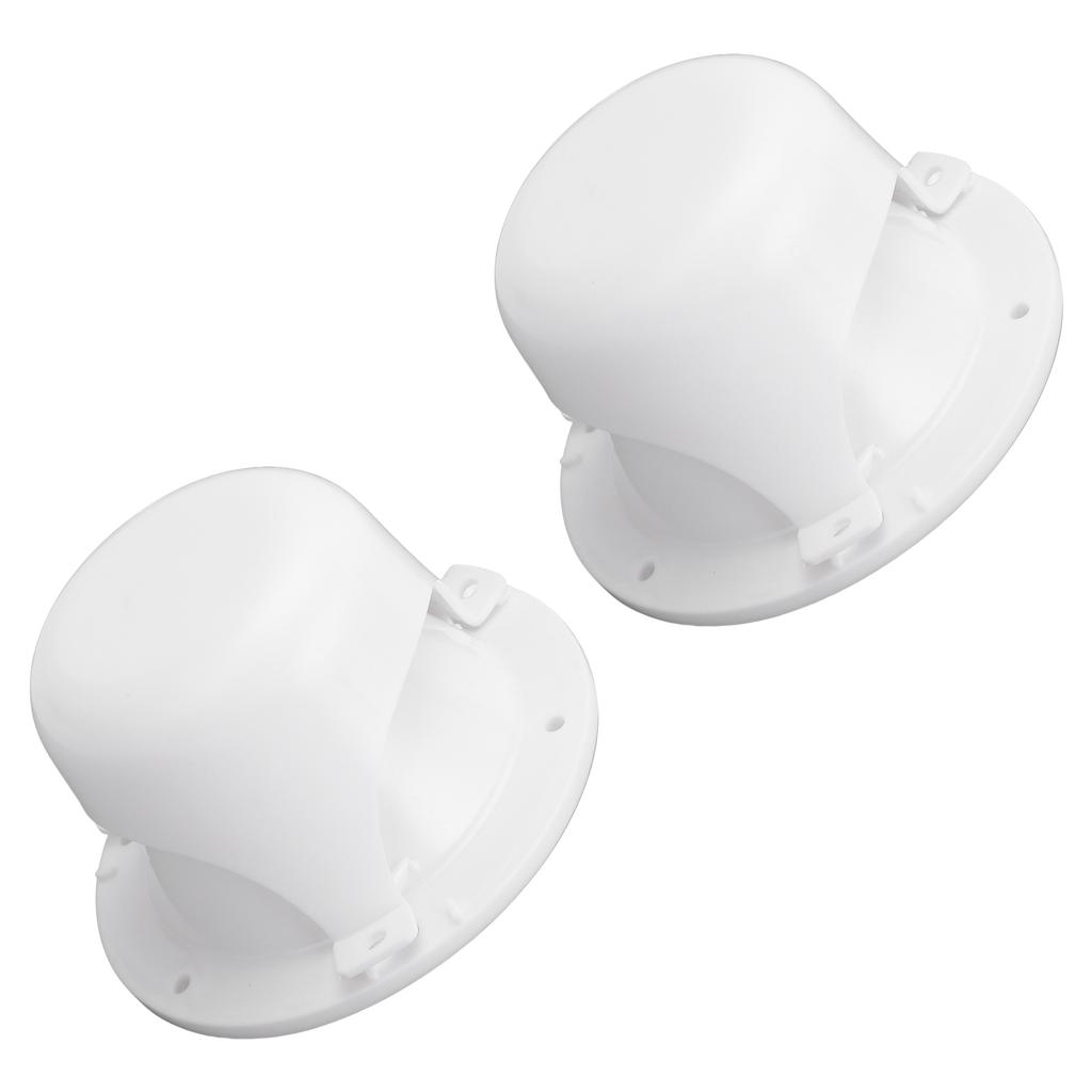 2 Set RV Sanitär Entlüftungskappen Ersatz Kunststoffabdeckung Set für Anhänger Wohnmobil Dach Abwasser
