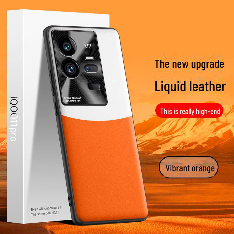 iQOO11 Pro Liquid Leather Case: Durable, Anti-Fall, Anti-Fouling Protective Cover