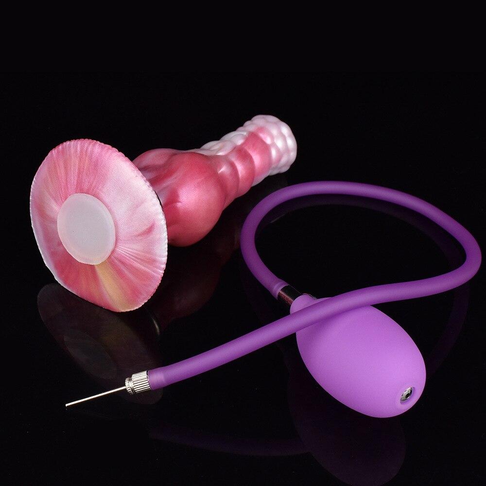 Liquid Soft Silicone Dildo Feminine Anal Plug Masturbator Vaginal Dilator Butt Plugs Sex Toy Gay Big Dick Slave BDSM