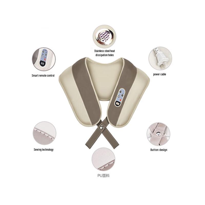 Electric Percussion Neck and Shoulder Massage Shawl