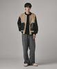 Beodeonteu Relaxed Out-Pocket Elastic Waist Slacks [Charcoal]