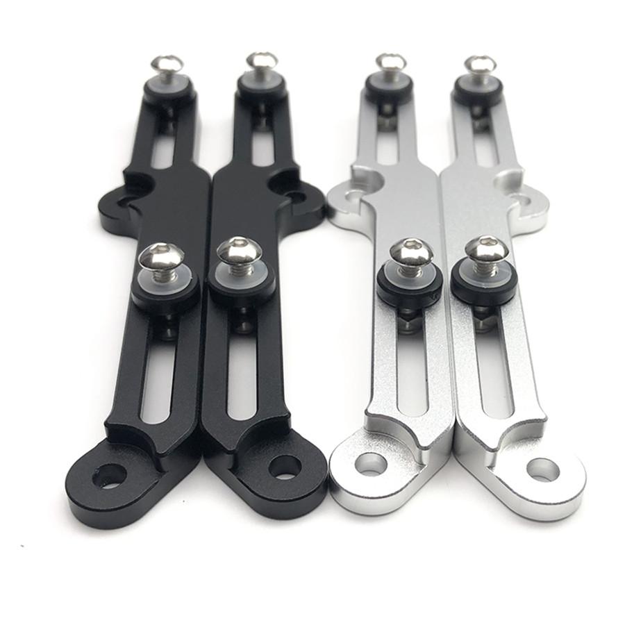 Pair Black Motorcycle Windshield Adjusters For Honda NC750X 2016 2017 2018 2019