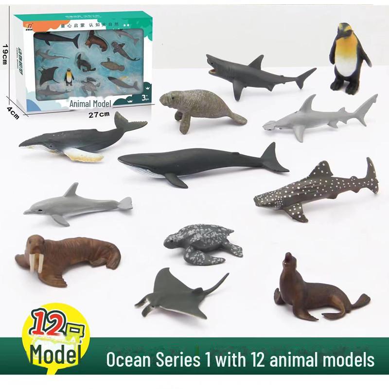 

Мягкий гель-комплект моделей динозавров Юрского периода - Игрушки Wild Animal Ocean World для детей