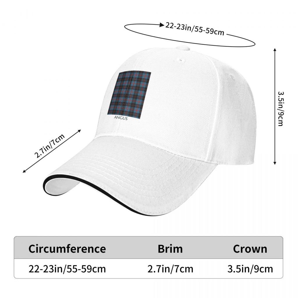 Unisex Baseball Hats Angus Scotland District Tartan  Summer Sports Baseball Caps Hip Hop Cap Casquette Polychromatic Hats