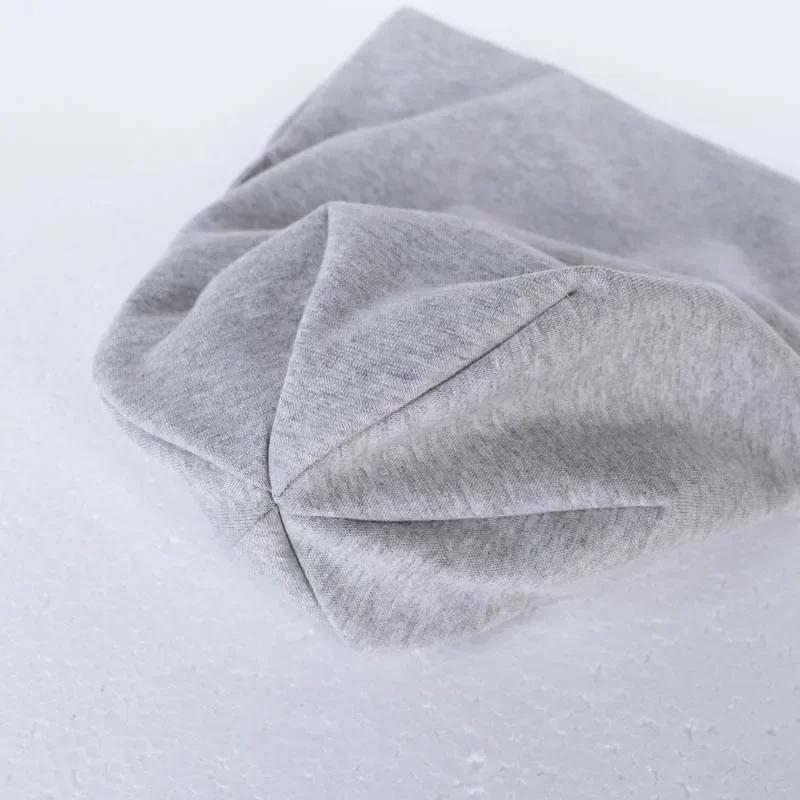 0M-4Y New Baby Street Dance Hip Hop Spring Autumn Hat Scarf for Boys Girls Knitted Cap Winter Warm Solid Color Children