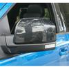 For Ford F150 2015- Raptor Rearview Side Mirror Cover Wing Cap Exterior Door Rear View Case Trim Carbon Fiber Black Silver