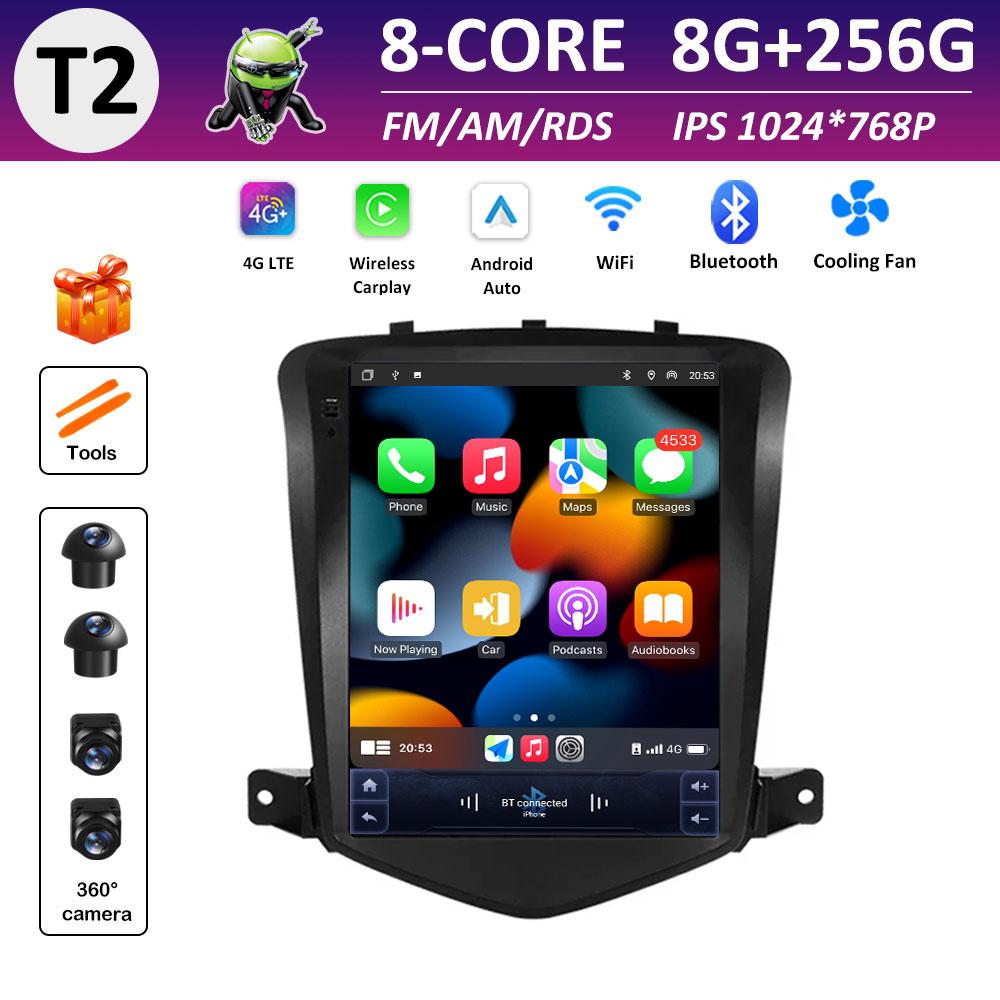 

для Chevrolet Cruze 2008 2009 2010 2011 - 2019 Android Інтелектуальна Система Автомобільний Мультимедійний Радіопрогравач GPS Навігація Сенсорний Екран WIFI