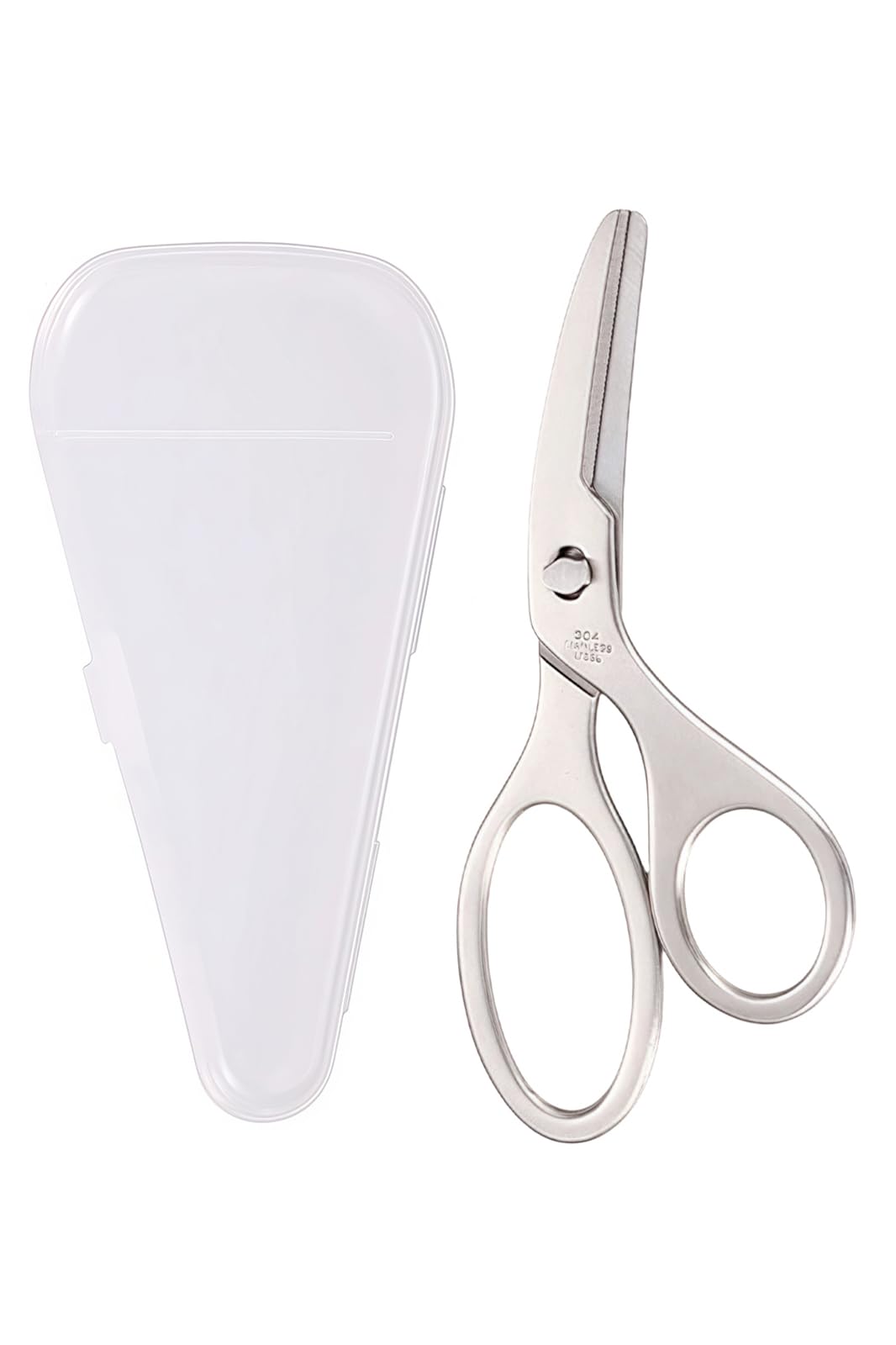 Food Cutter Kitchen Scissors Baby Food Scissors Feeding Scissors for Baby Food Disassembly and with Case Cleaning,