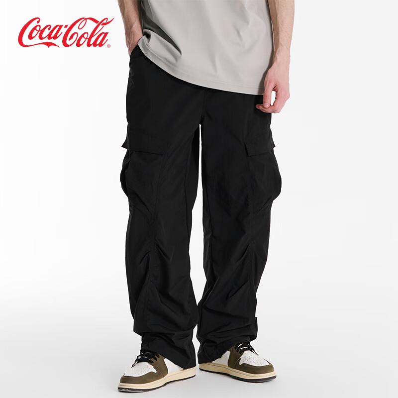 

Coca-Cola Men s Outdoor Multi-Pocket Washed Pleated Cargo Pants XL