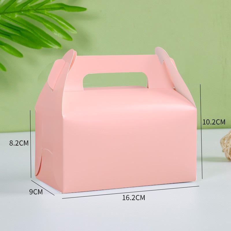 Medium Handheld Pastry & Mousse Tart Box for Takeout or Gift Packaging