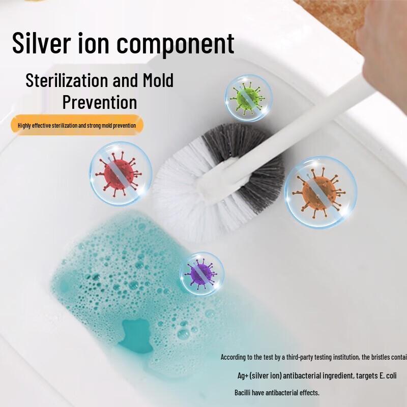 MIAOJIE Antibacterial S-Type Toilet Brush