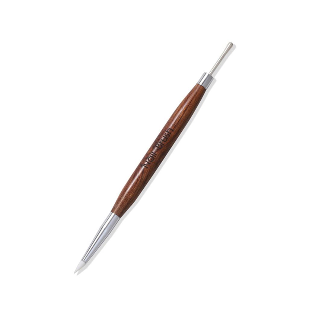 Double Headed Nail Art Pen Multifunctional Silicone Brush Manicure Nail Decoration for Gel Polish and Detail Designs