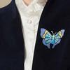Delicate Rhinestones Butterfly Brooch Alloy Fashion Accessory For Dresses Coats And Jackets Clothing Accessories