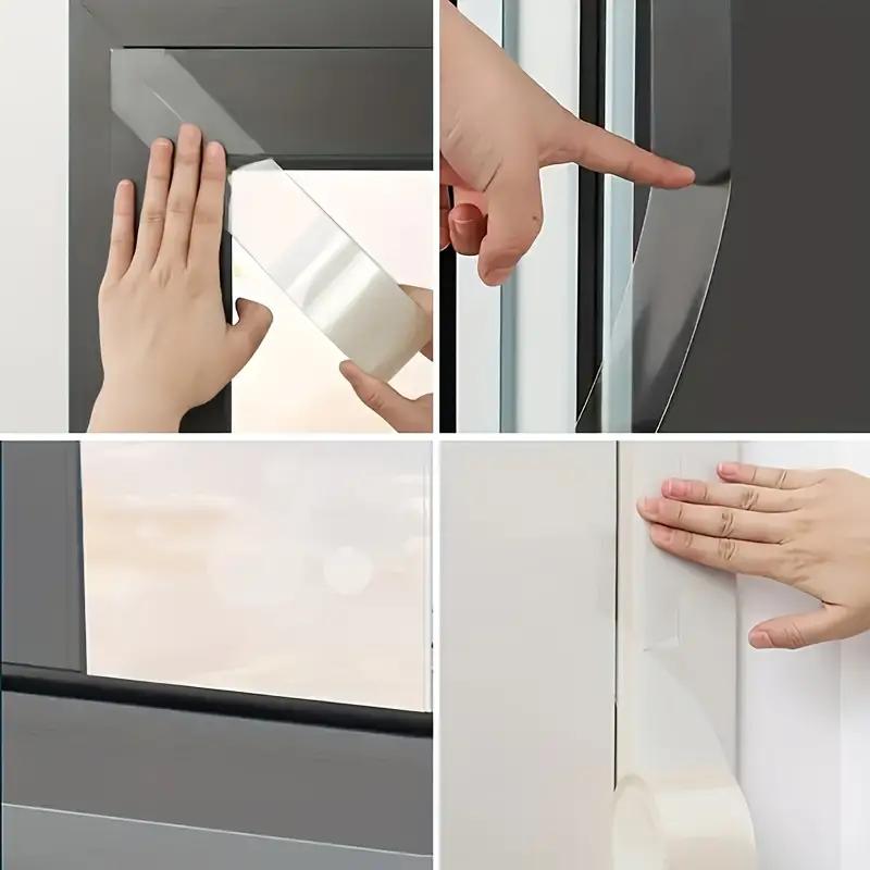 3/5/10M Okenní větruodolná páska Termofólie Okenní těsnicí páska Těsnicí lišta do spár dveří Výplň mezer Pasta