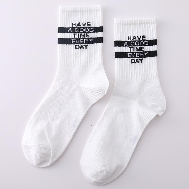 New Men's Socks Funny Men's  Crew Harajuku Hip Hop Thick Cotton Socks Women Novelty Cartoon Sock Combed Cotton Socks