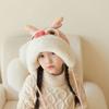 Hairball Children Fleece Hat Embroidery Cap Kids Beanie Cap Unique New Year Lion Cap  Kids