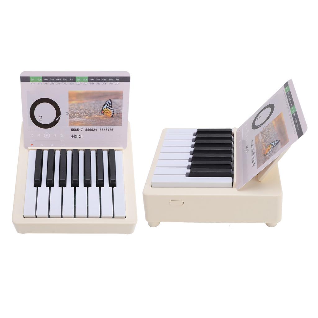Miniature Piano Desk Calendar Innovative Playable Music Desk Desktop Ornament For   Desks