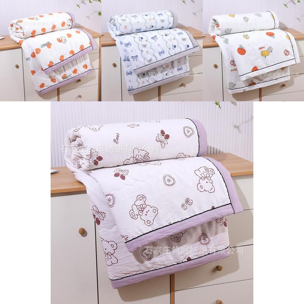 Blasenbaumwolle Sommerdecke mit maschinenwaschbarem, weichem Stoff für Studentenwohnheim Schlaf