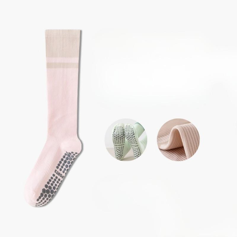 Female Autumn Professional Non Slip Fitness Pilates Cycling Yoga Lean Leg Pressure Exercise Calf Socks