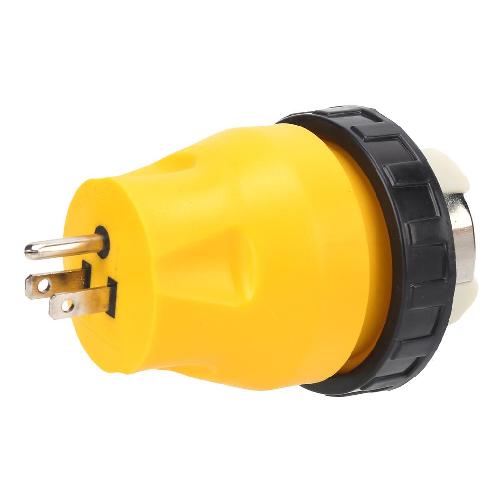 RV Electrical Locking Adapter 15A Male To 50A Female Twist Lock Power Cord Connector