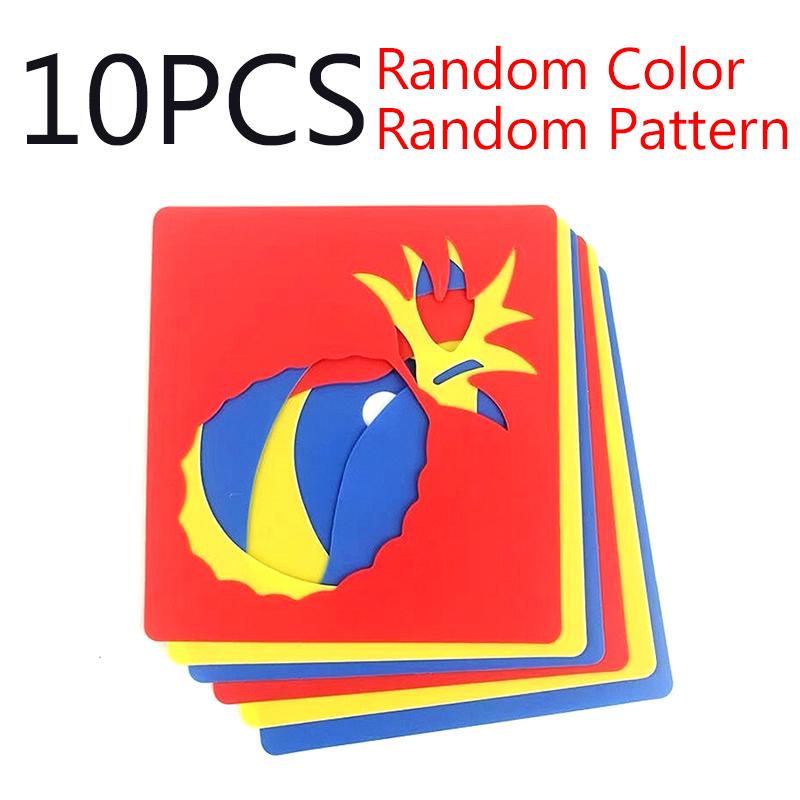 

10-20 шт. Случайные смешанные узоры Шаблон для рисования с вырезами Различные формы Трафареты для рисования DIY Декоративный аксессуар для граффити ZYF