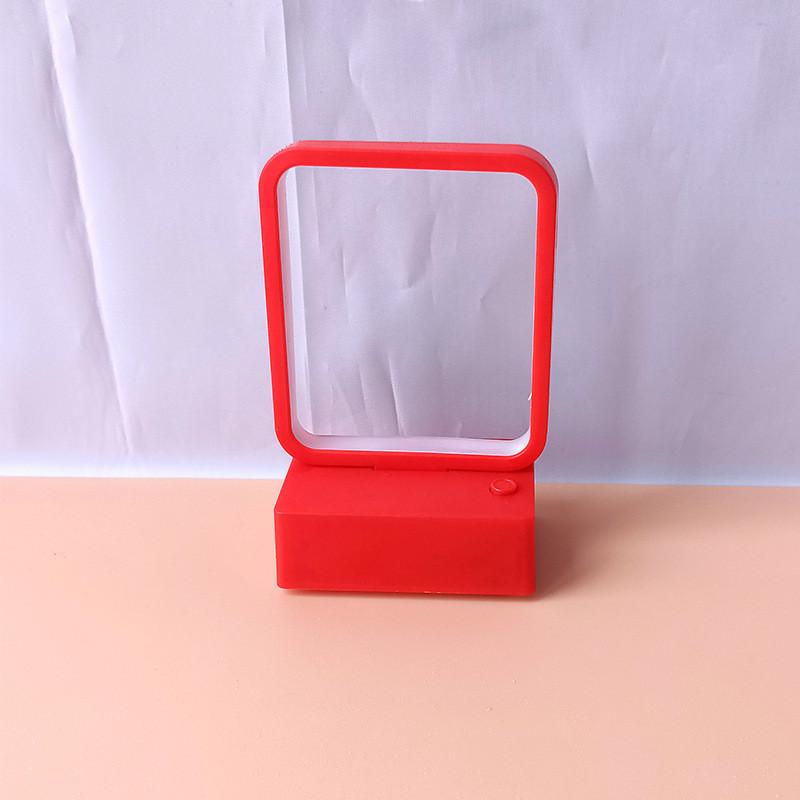 

Square Nightlight Creative For Kids Puzzle Making Handmade Aaa Battery Electric красный