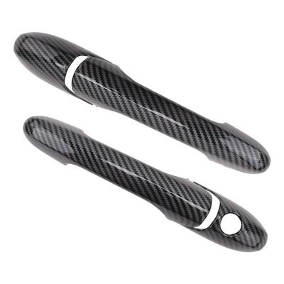 Protective Cover Car Exterior Door Handle Cover Trim For Fiat 500 Abarth 595 695 Side Door Handle