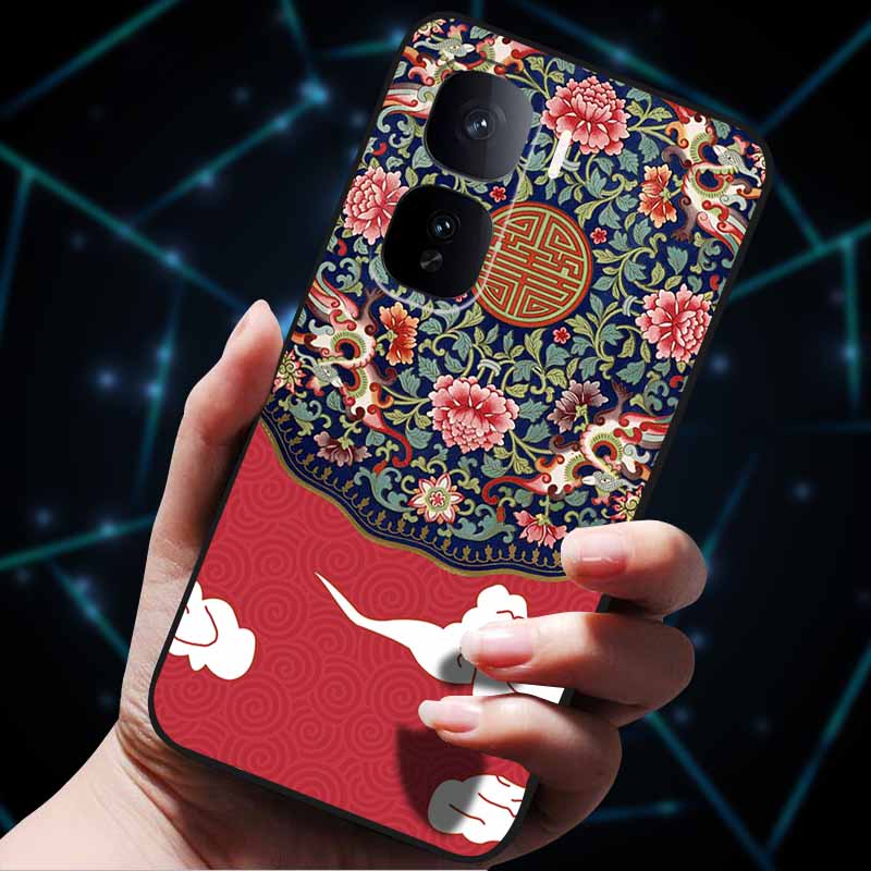Kwiatowe Wytłaczane Etui 3D Dla vivo iQOO Neo 10 Etui 10Pro Miękkie Silikonowe Etui na Telefon dla vivo iQOO Neo 10 Pro Tylna Pokrywa Coque Torba