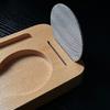 Natural Grinder Base Espresso Tamper Stand Solid Coffee Tamper Bases Wood Material Must Have Tool for Coffee Enthusiasts