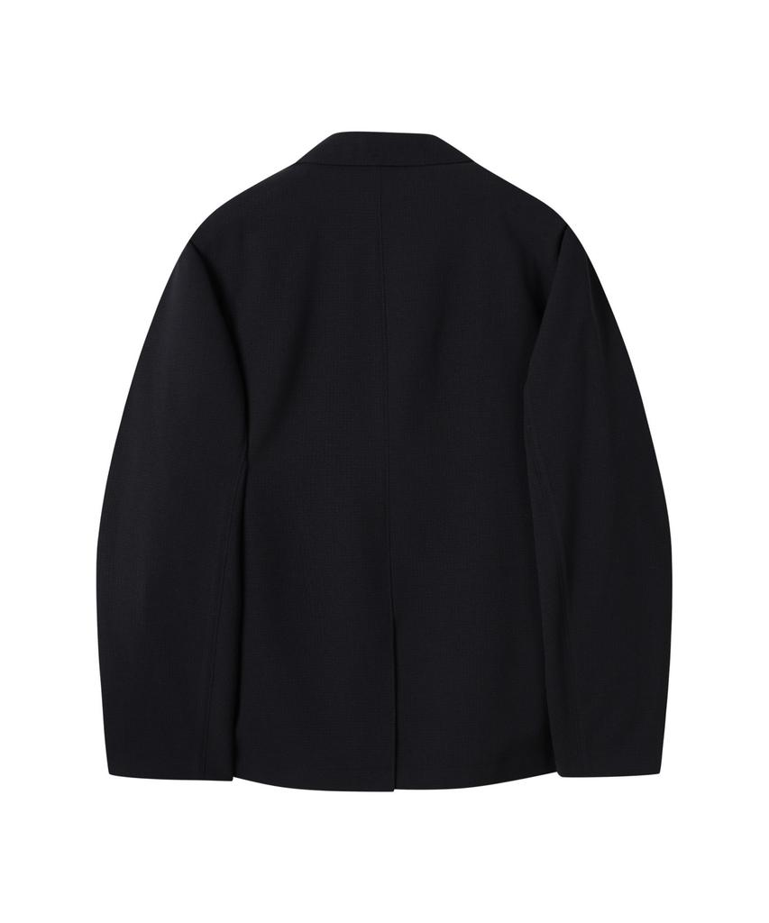 Customellow Black Relaxed Fit Setup Jacket Cwjam25421Bkx
