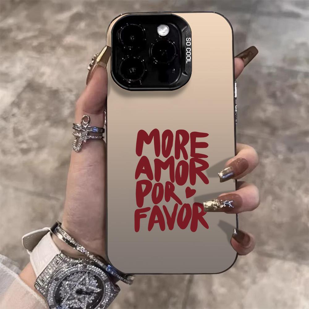 

Minimalist Romance Case For iPhone 17 15 16 Pro Max Cases iPhone 11 12 13 ProMax 14 15 16E 7 8 Plus 17Air XS XR Shockproof Cover iPhone SE (2022)