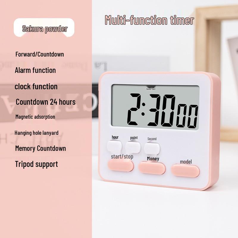 Kids' Kitchen Timer & Alarm Clock for Baking & Study