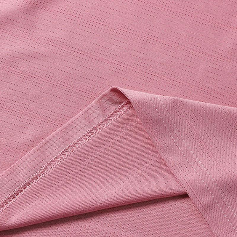 Maglietta da Corsa Riflettente da Donna ad Alta Elasticità Traspirante Asciugatura Rapida Seta di Ghiaccio Top Sportivo per l'Estate Manica Corta Fresca T-shirt Attiva