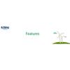 Micro Wind Turbine with LED Light Vertical Wind Generator with 2 Blades for New Energy Classes