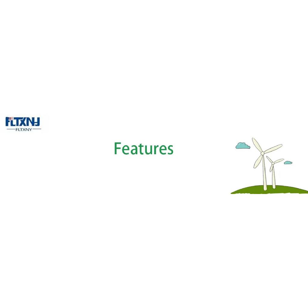 Micro Wind Turbine with LED Light Vertical Wind Generator with 2 Blades for New Energy Classes