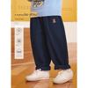 Boys' Thickened Long Pants, Baby Fleece-Lined Warm Casual Pants, Winter 2025 New Style Winter Clothing, Austrian Fleece Children's Pants