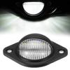 1 Adet 12V Led Plaka Lambası Led Yuvarlak Plaka Lambası Kamyon Plaka Lambası