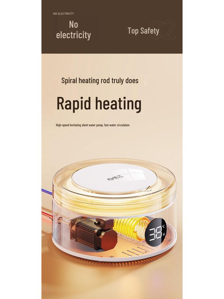 Yangzi Dual Electric Water-Circulation Heating Blanket - No Overheating, Perfect for Single Dorms