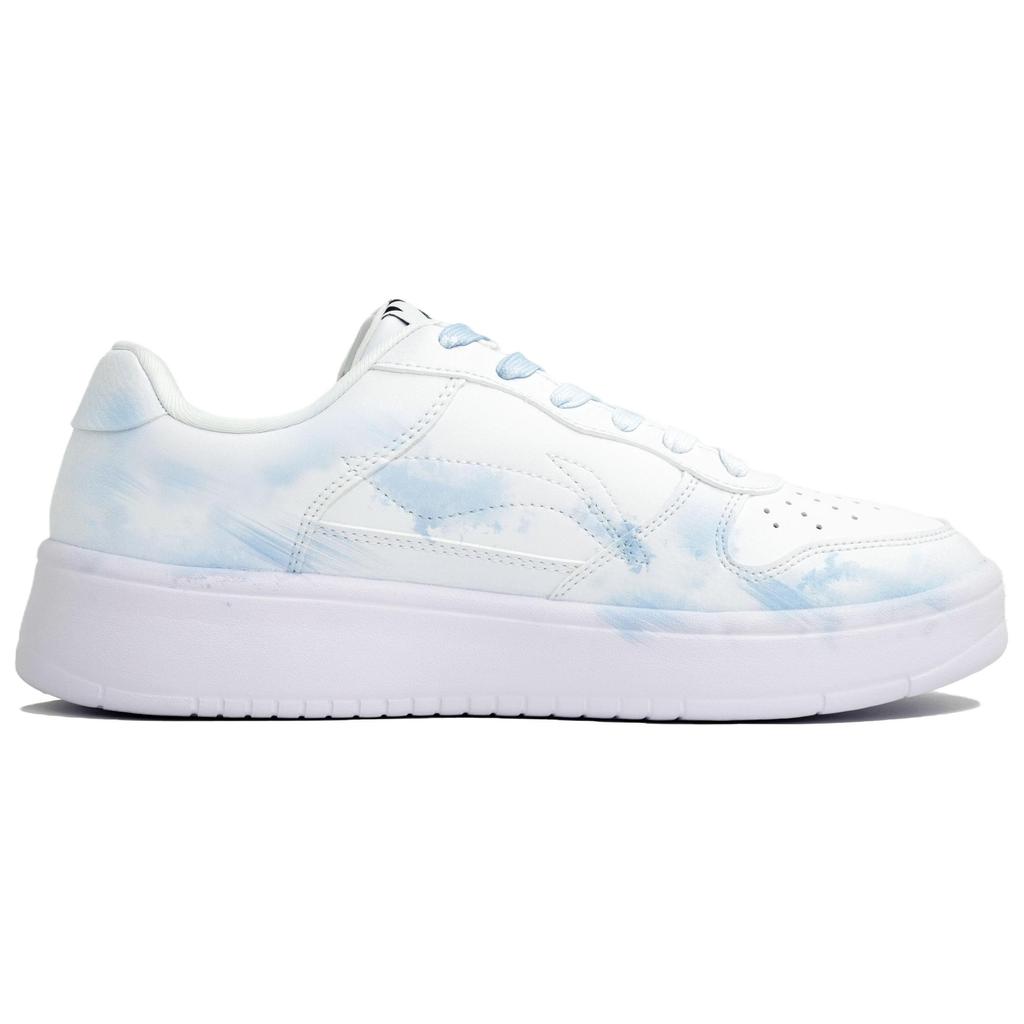 Li Ning Floating Boat Kaleidoscope, Mist White Moon, Shopping Bag Abrasion Resistant Low top Skateboard Shoes Unisex AGCS419-1(Team113-S-BOX)