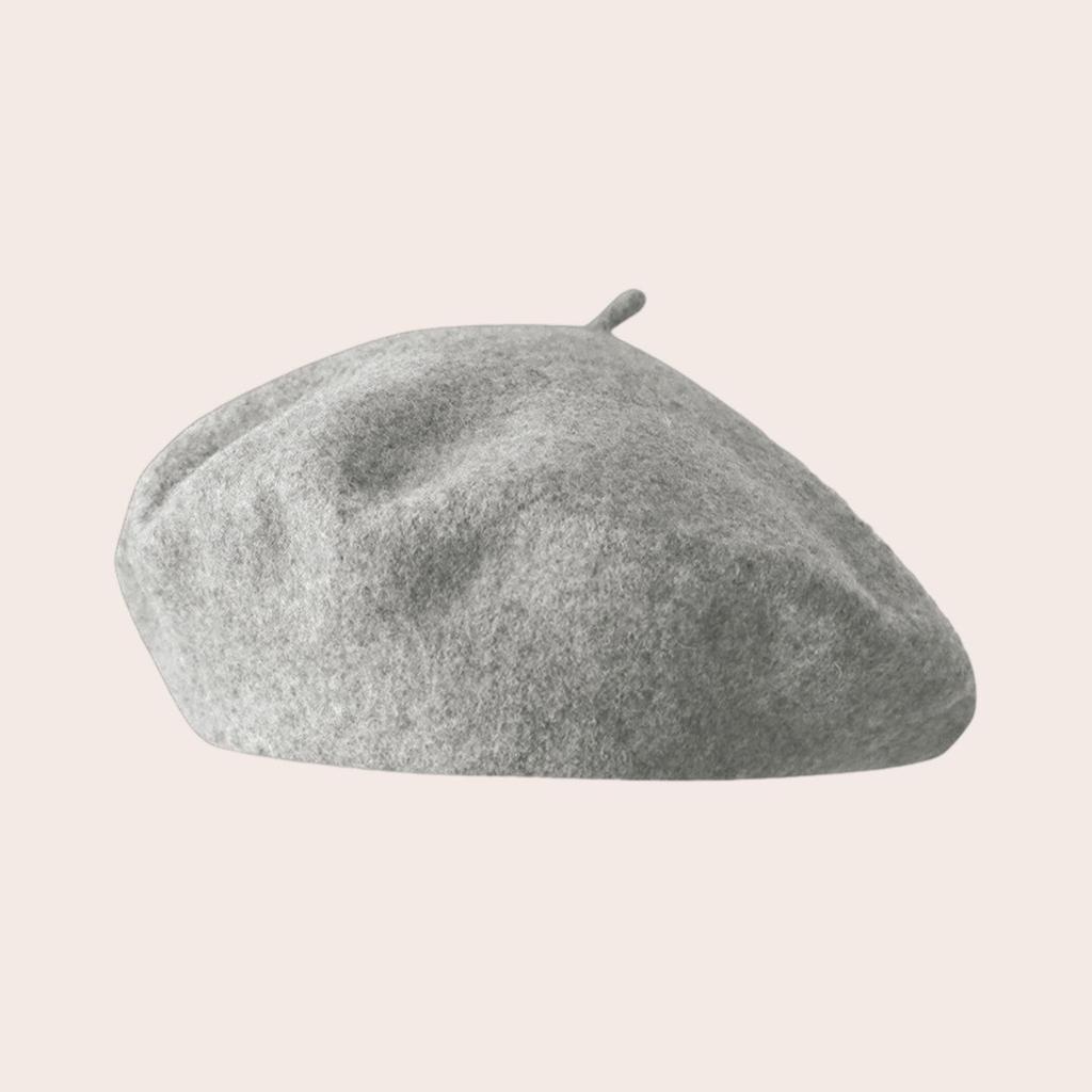 Autumn & Winter Wool Beret: Thick, Fashionable, Versatile & Warm
