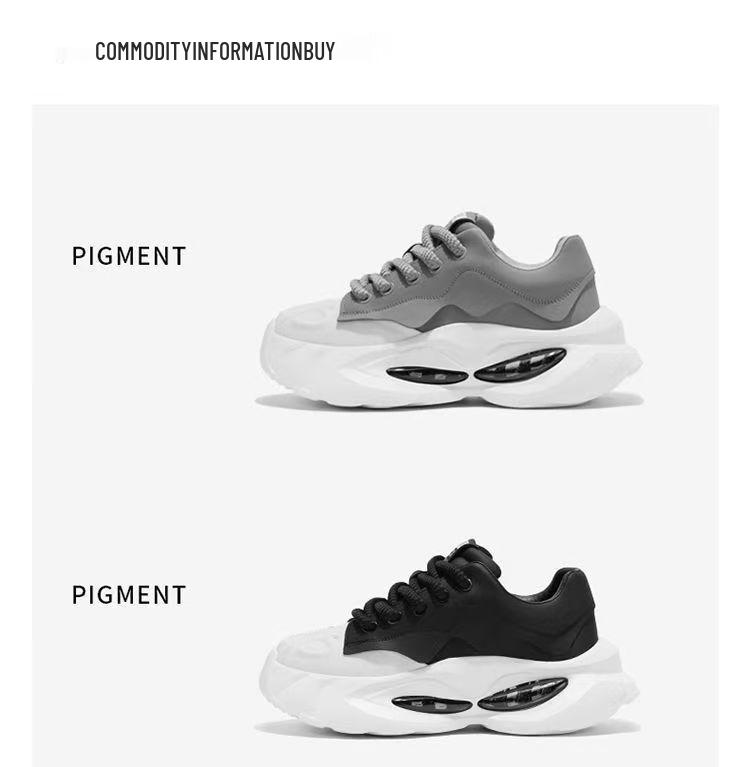 Men's 2025 Autumn Casual Height-Boosting Dad Sneakers with Thick Soles